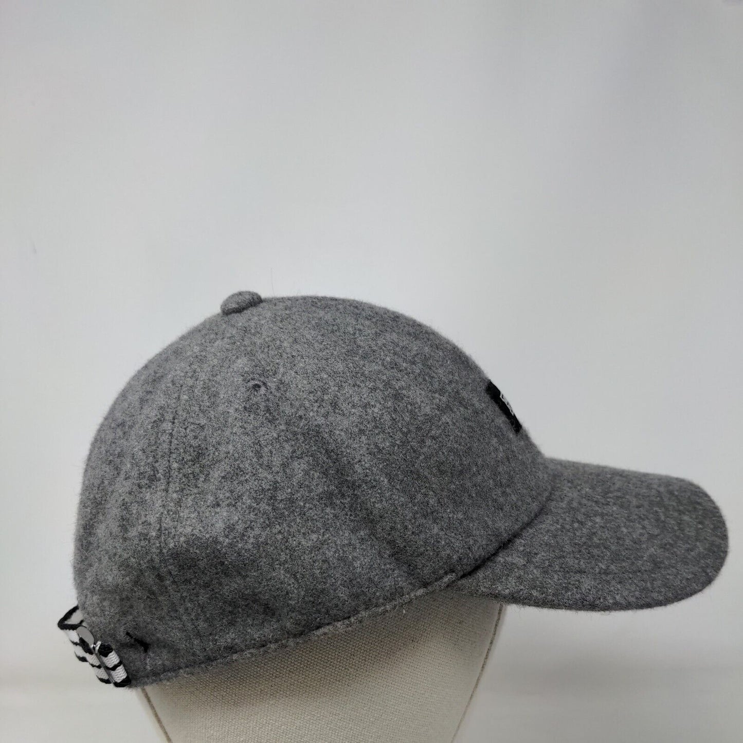 PINK Slideback Hat Gray One Size Adjustable Fleece 6 Panel Victoria's Secret