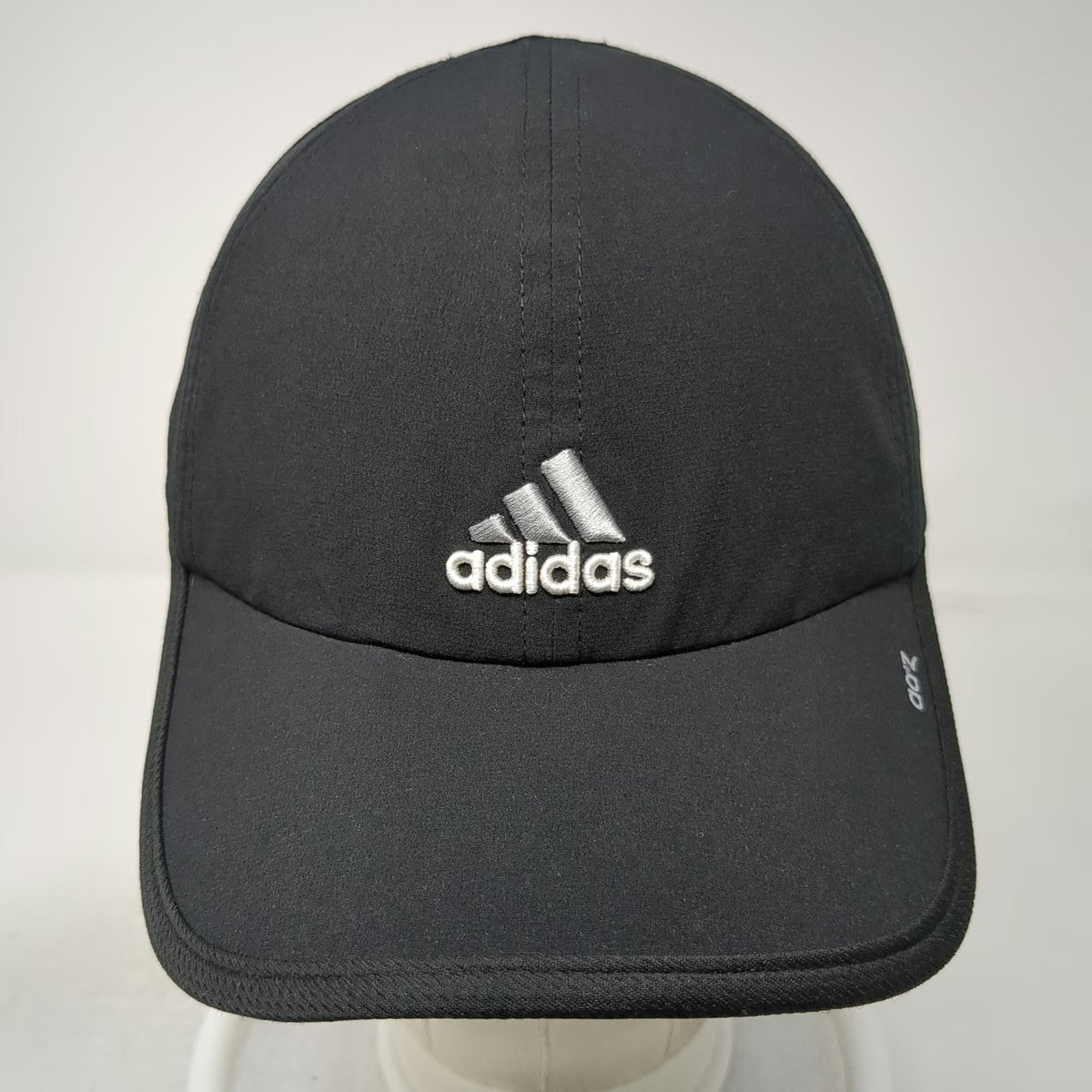 Adidas Baseball Cap Black One Size Climalite Performance Strapback Running Hat