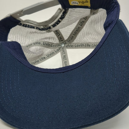 Abby Paffrath Trucker Hat White Blue One Size Grand Teton National Park Moose