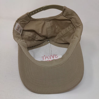 Swat Exterminating Co. Snapback Hat Tan OSFA Adjustable Embroidered Yupoong