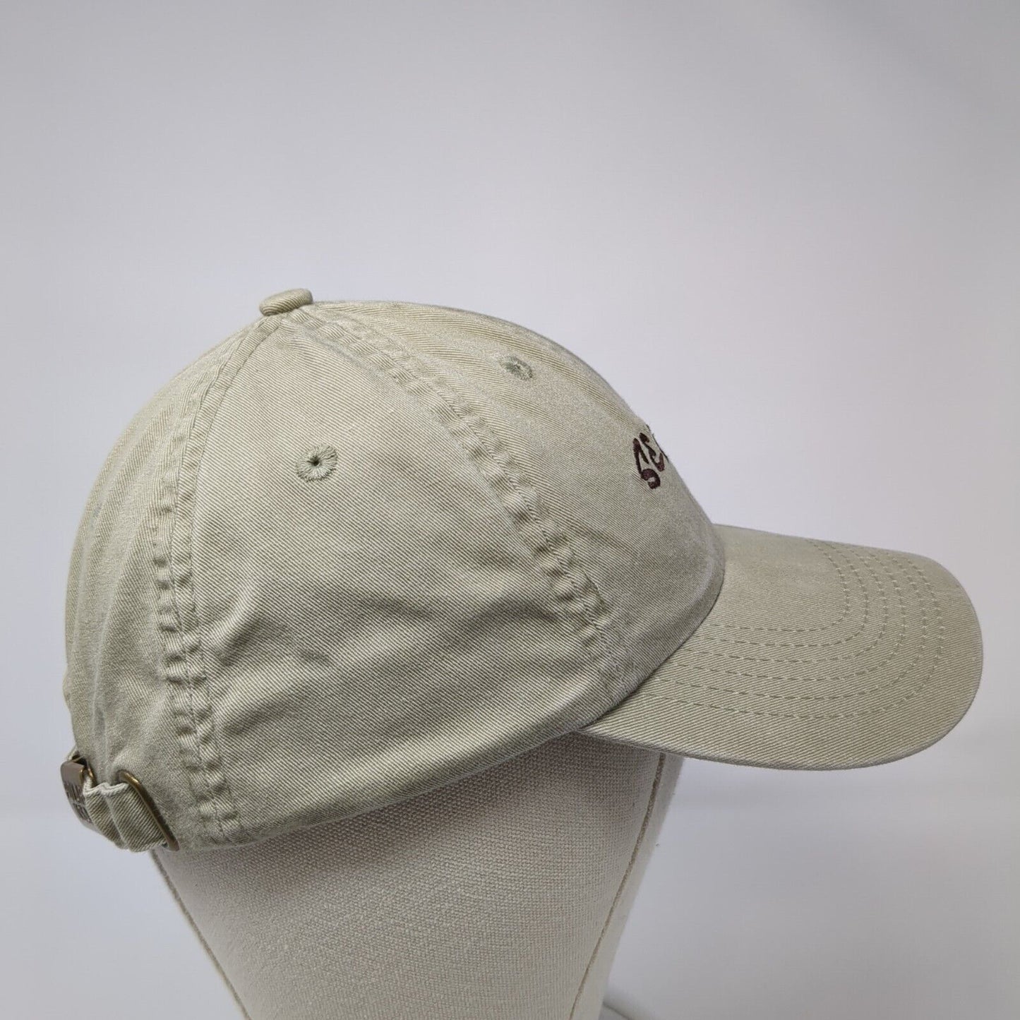 Sedona Slideback Hat Tan One Size Adjustable Embroidered 6 Panel Polar USA