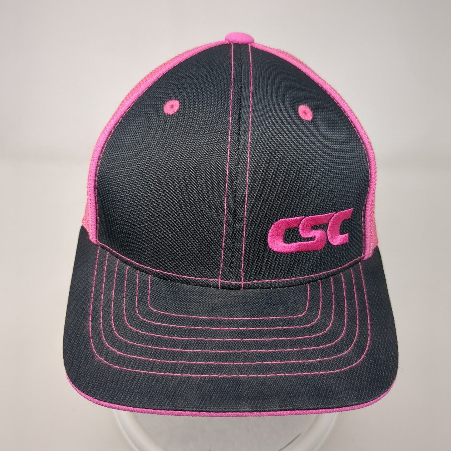 CSC Fitted Mesh Back Trucker Hat Multi Youth 6 3/8-6 7/8 Colorblock