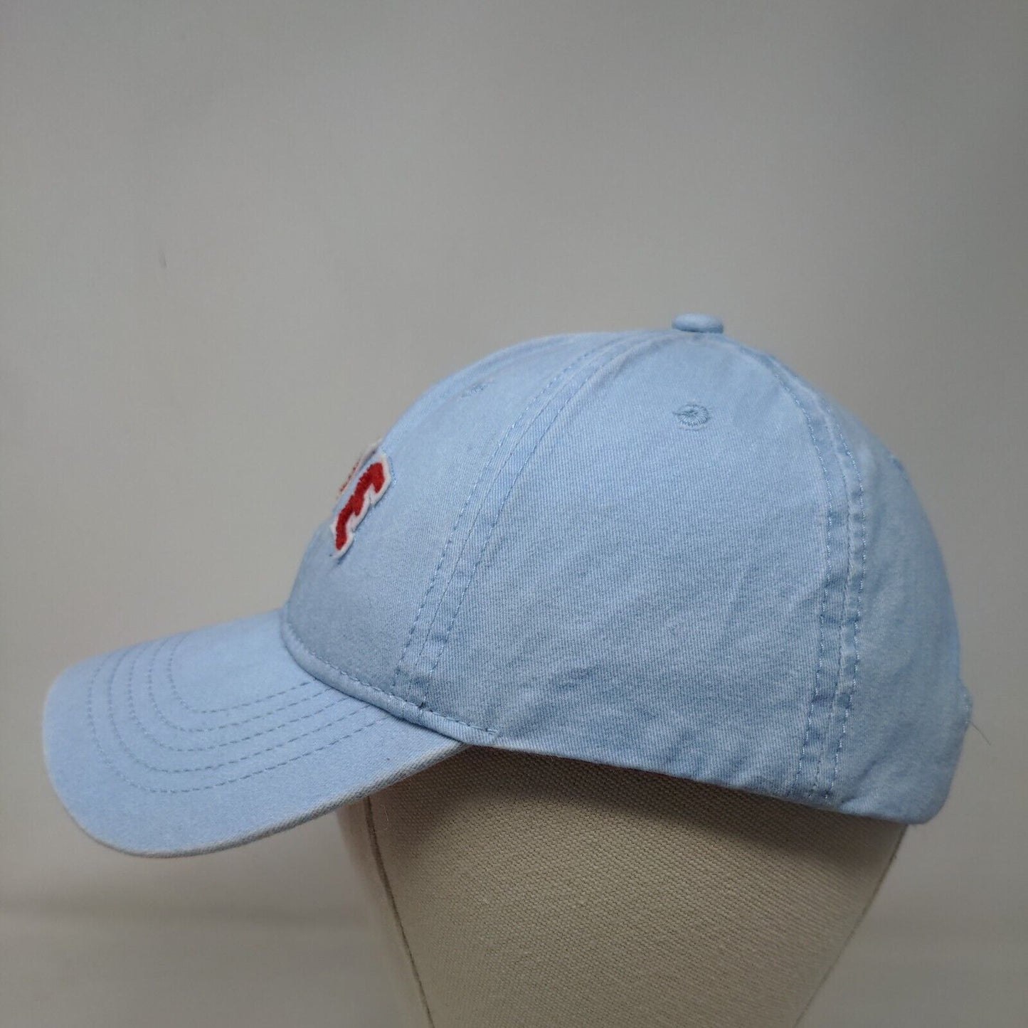 LOVE Slideback Hat Blue OSFM Adjustable Embroidered Patch Logo