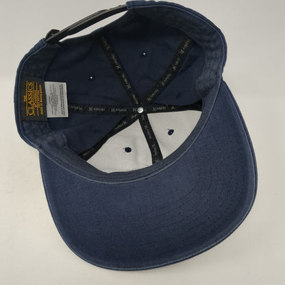Hurley Trademark Snapback Hat Blue One Size Adjustable The Classics Yupoong