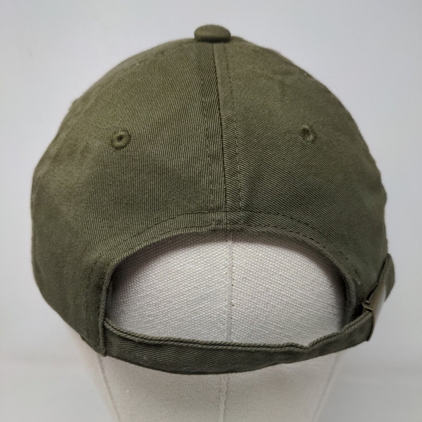 Unbranded Men's Slideback Hat Green Black 100% Cotton Adjustable