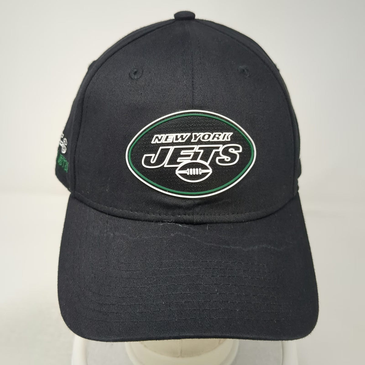 New Era Snapback Black One Size NFL Jets Hat 9FORTY Embroidered Football Shield