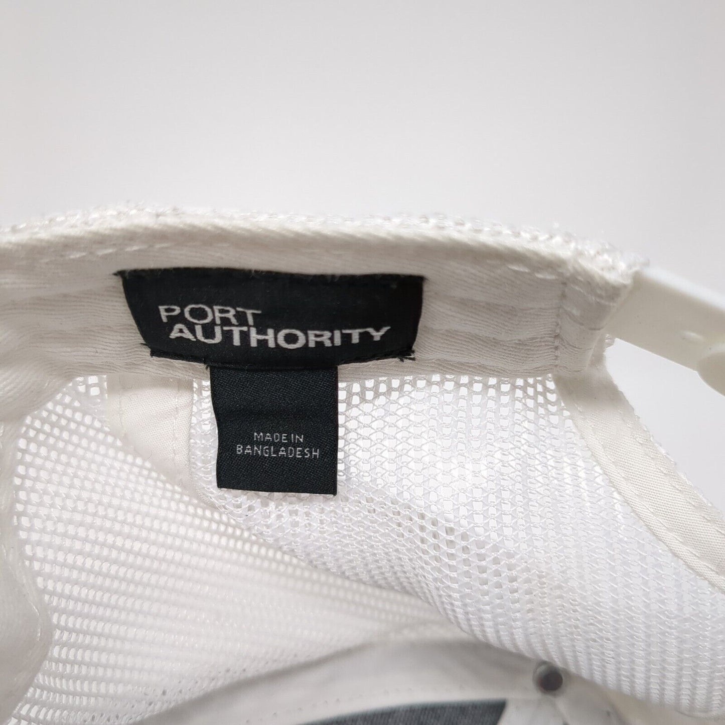 City of Good Snapback Trucker Hat Gray OS Adjustable Mesh Back Port Authority