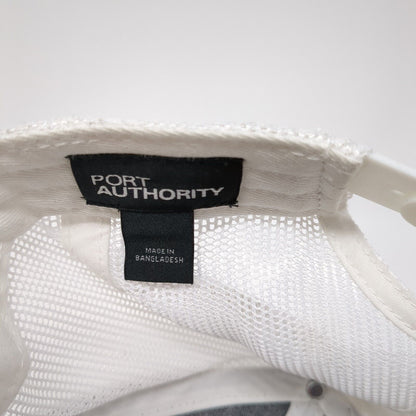 City of Good Snapback Trucker Hat Gray OS Adjustable Mesh Back Port Authority