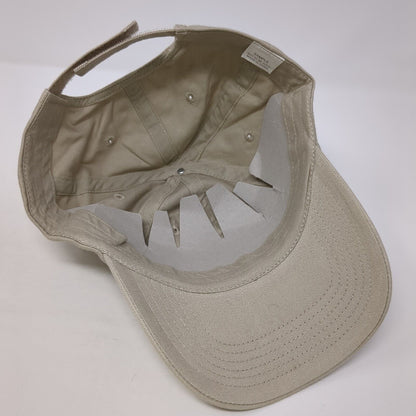 PAWS Performance Animal Welfare Society Strapback Hat Beige One Size Adjustable