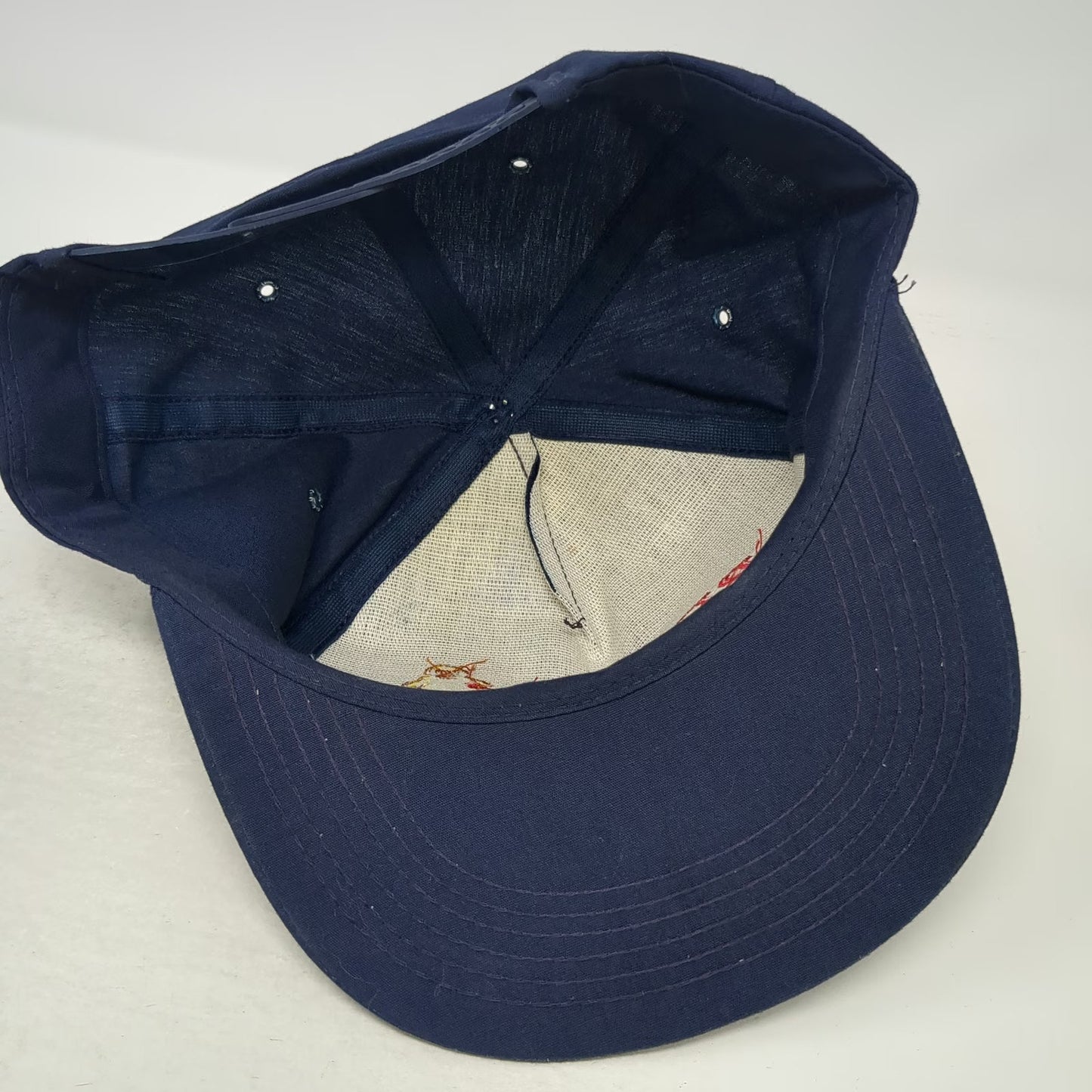 Perdue Farms Chicken Mascot Logo Blue Trucker Snapback Hat Poultry Vintage