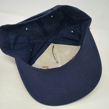Perdue Farms Chicken Mascot Logo Blue Trucker Snapback Hat Poultry Vintage