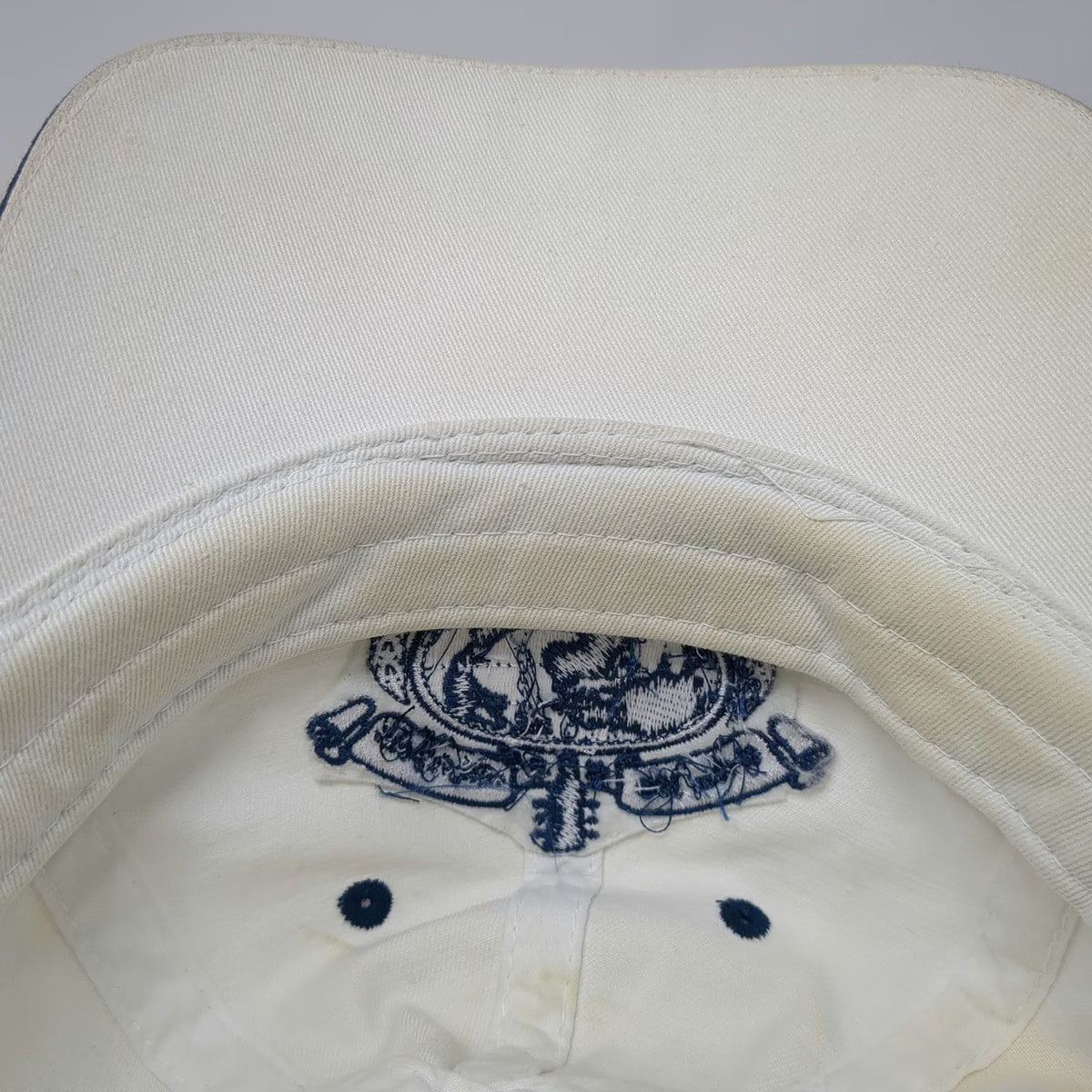 The Game Hard Rock Cafe Memphis 35th Anniversary White Blue OS Baseball Cap Hat