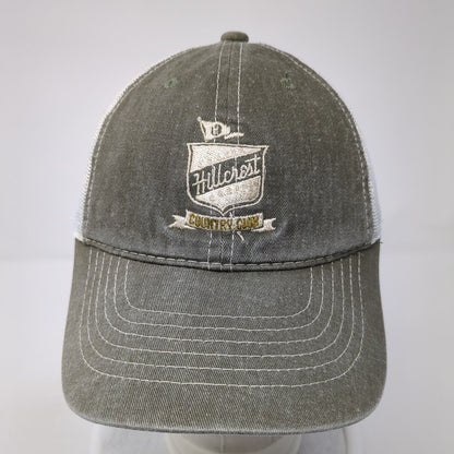 Hillcrest Country Club Snapback Trucker Hat Brown One Size Mesh Back