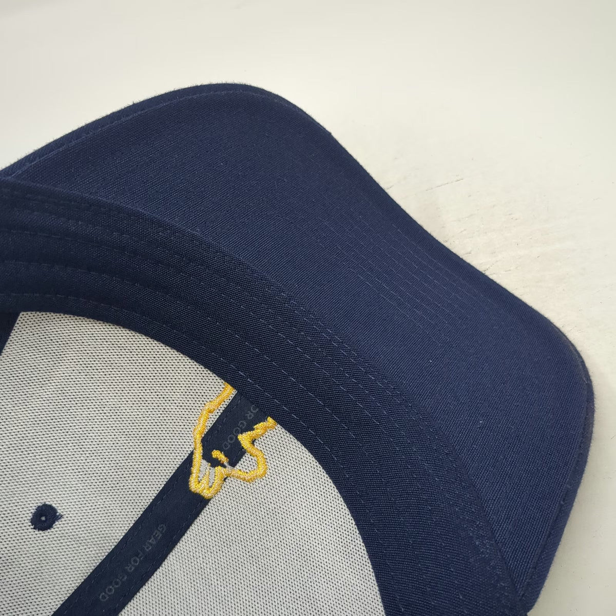 Cotopaxi Trucker Hat Blue One Size Llama Embroidered Logo Mesh Back Snapback
