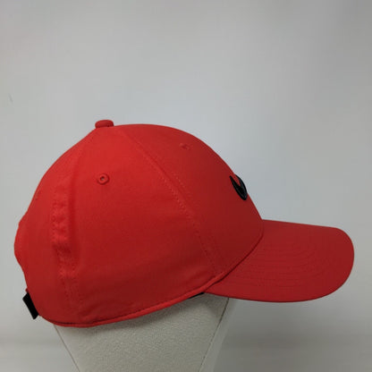 Nike Swoosh Legacy 91 Strapback Hat Red OSFM Embroidered Logo Dri-Fit