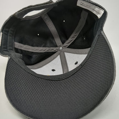 NBC Sports Baseball Cap Black One Size Mesh Strapback Hat Logo Peacock Media TV