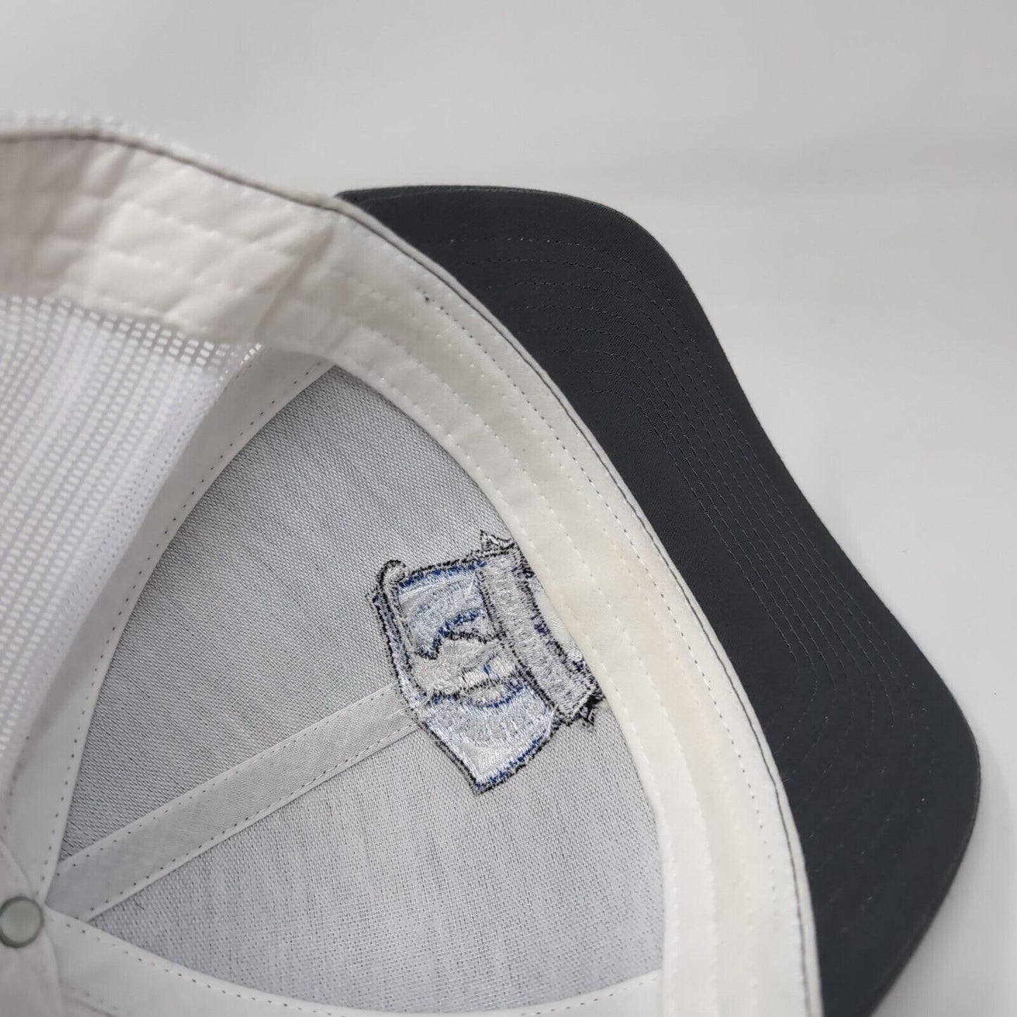 Jason Hawkins Memorial Snapback Trucker Hat Gray OS Mesh Back Bronco Motors