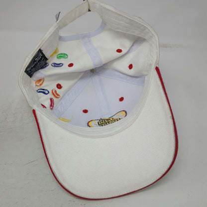 Town Talk Baseball Cap White One Size Jelly Belly Embroidered Candy Beans Hat