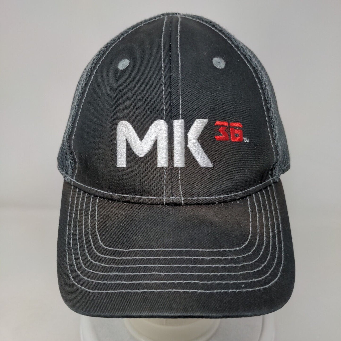 MK 36 Strapback Mesh Back Trucker Hat Multicolor OSFM Embroidered