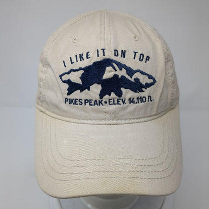 I Like It On Top Slideback Hat Tan One Size Adjustable Noble Wear