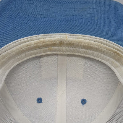 Columbia Trucker Hat Blue White One Size PFG Sailfish Fishing Snapback Mesh