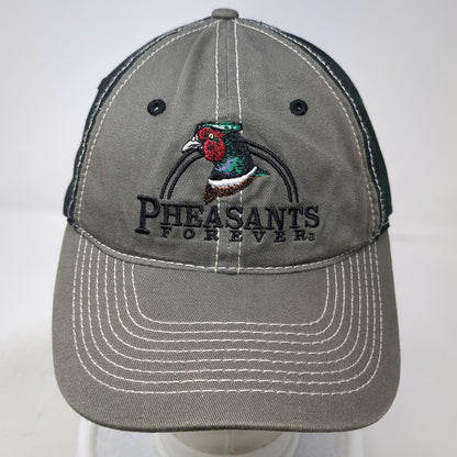 Points North Baseball Cap Gray Black One Size Pheasants Forever 1982 Cotton Hat
