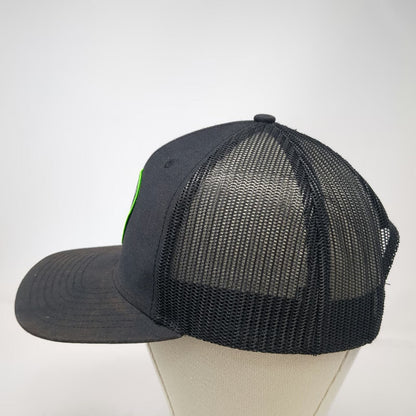 Richardson Trucker Hat Black One Size Googan Baits Mesh Snapback Fishing Tackle