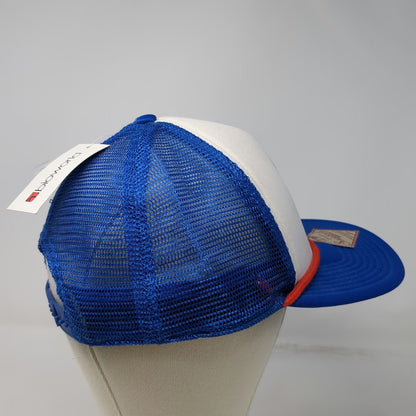 Bioworld Pabst Blue Ribbon Trucker Hat OSFM Snapback Beer Logo Mesh Rope White