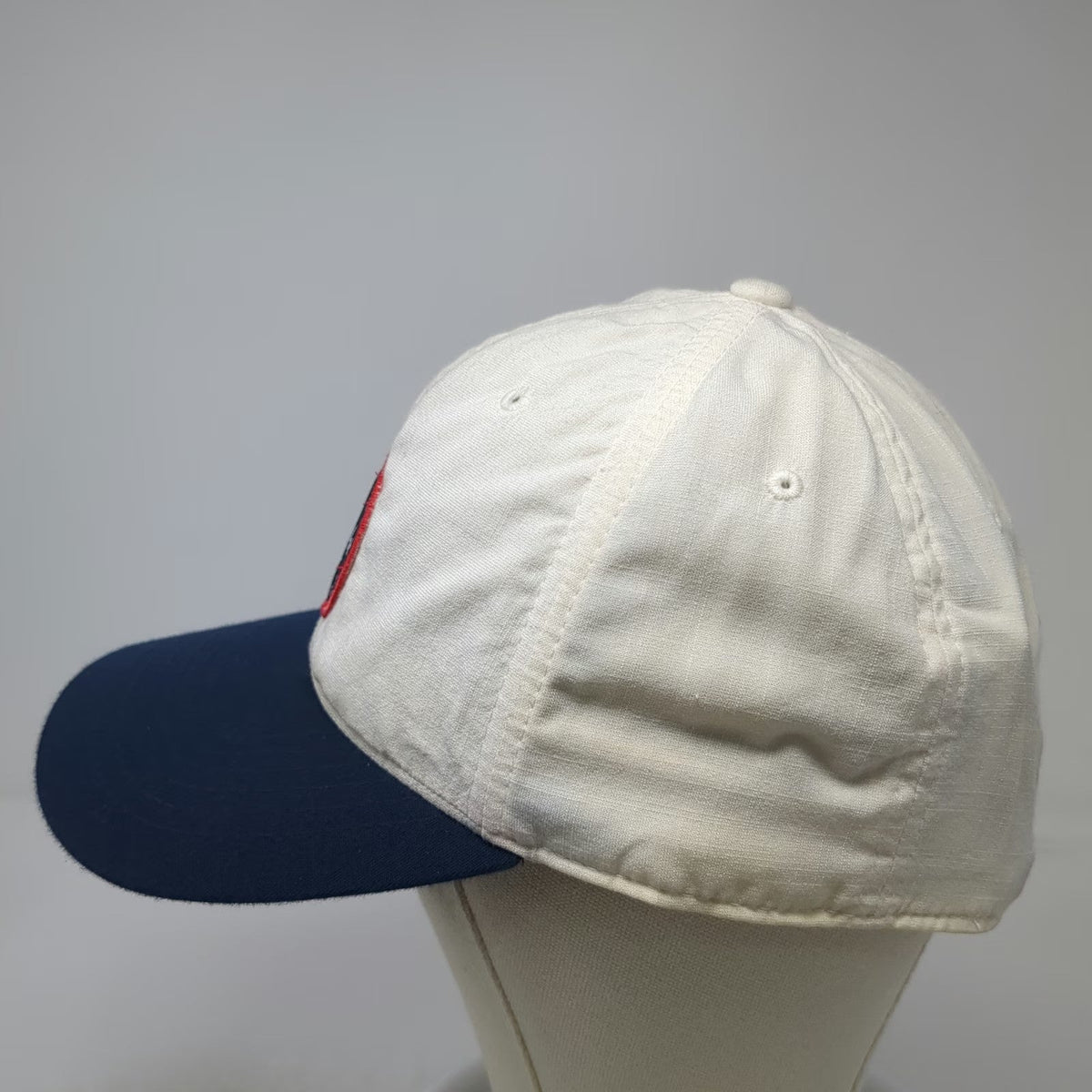 Puma Snapback Hat White Blue One Size Enjoy Golf 110 Flexfit Patch Embroidered