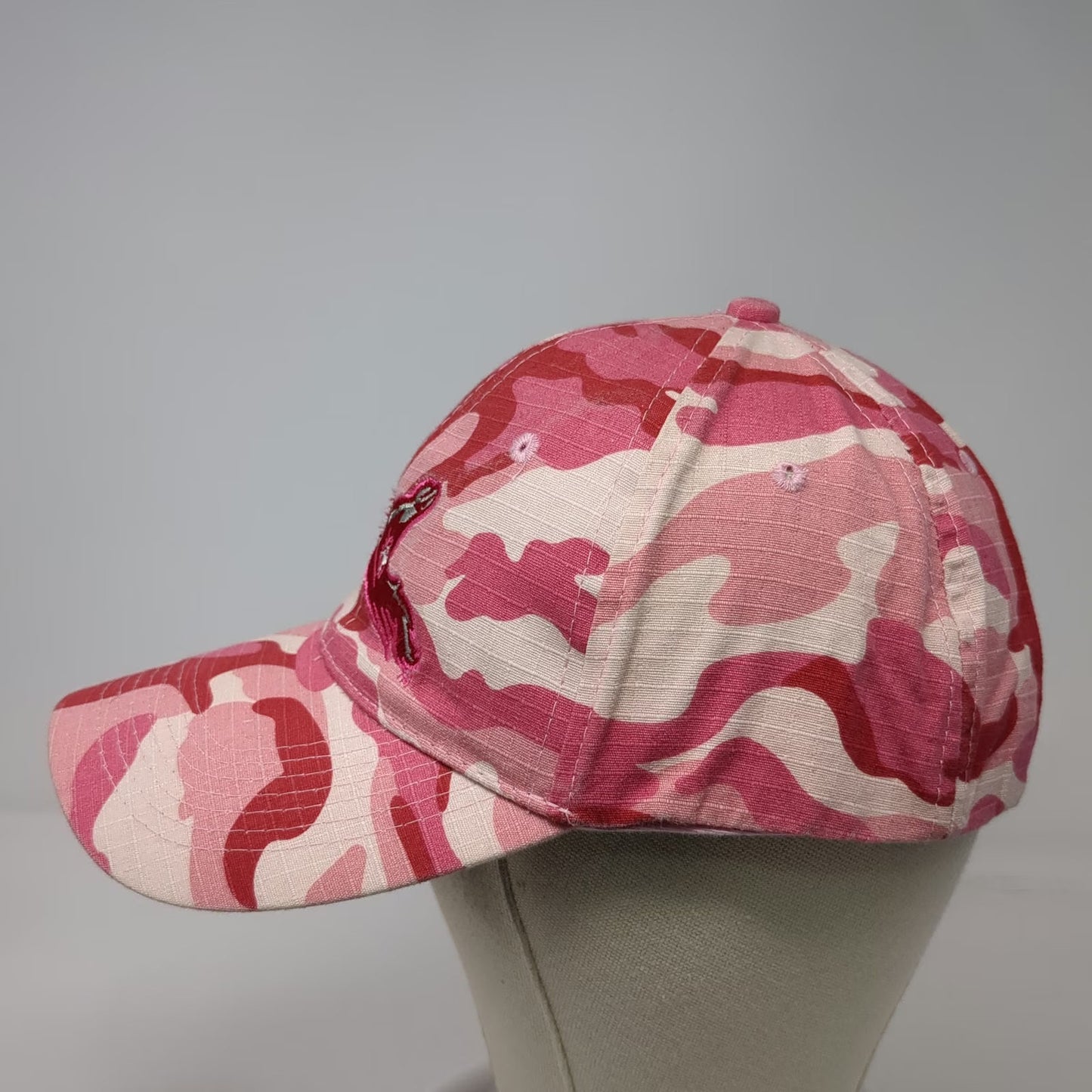 Bretmor Baseball Cap Pink White Red Camo One Size HCA Health System Virginia Hat