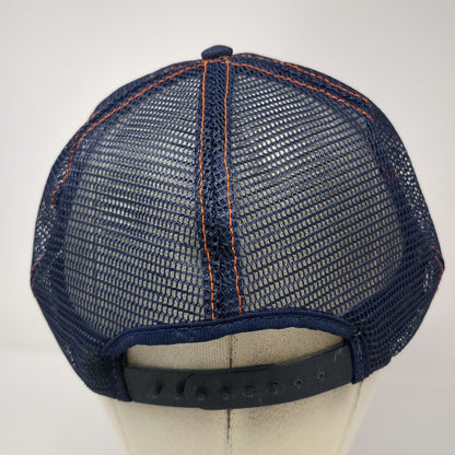 Modernage Homes Princeton Texas Trucker Hat Blue One Size Denim Mesh Snapback