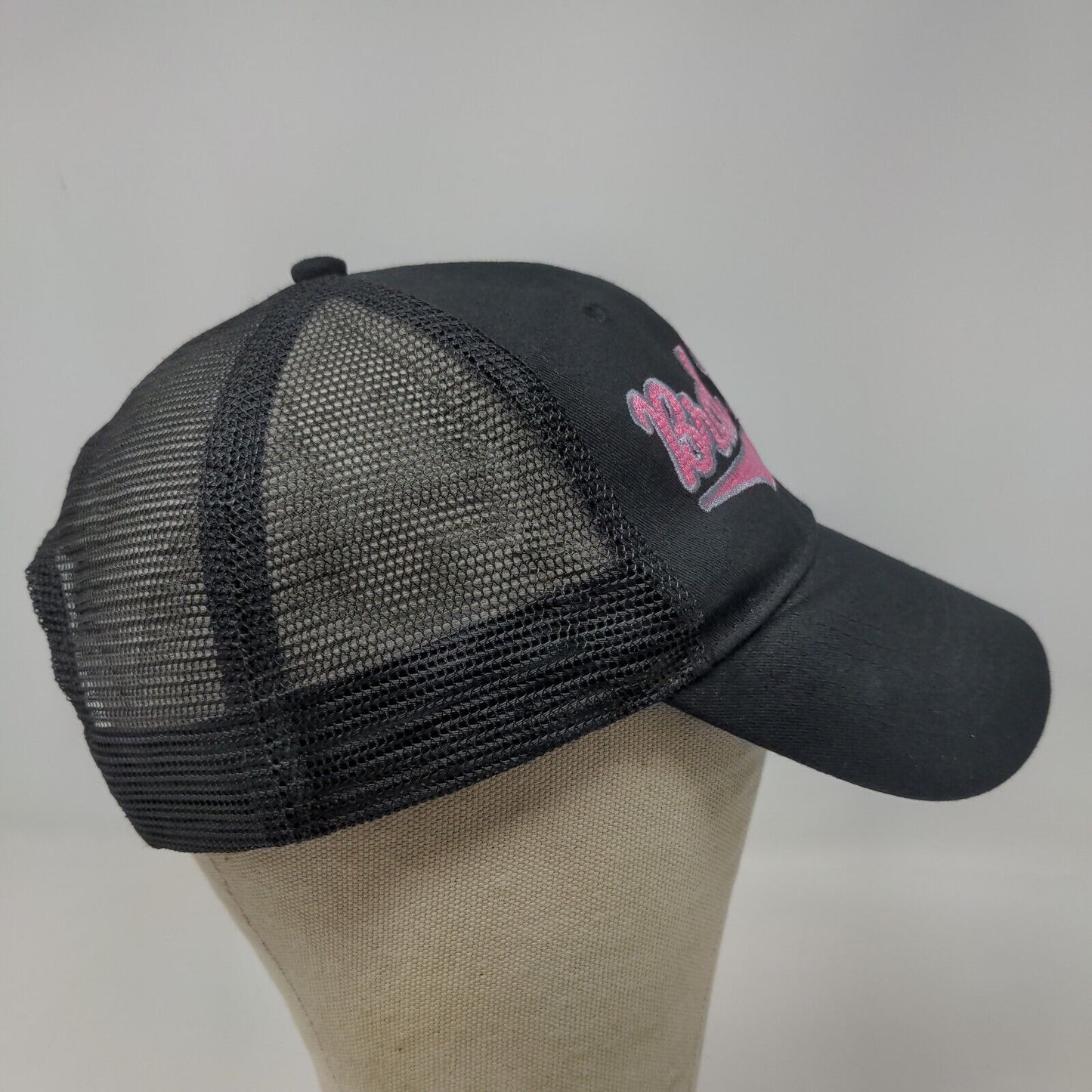 Big X Women's Snapback Mesh Back Hat Black Brad Paisley Embroidered Logo