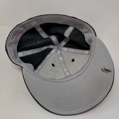 New Era Men's 59Fifty Fitted Hat Black 7 1/4 Baltimore Orioles 3D Bird Logo MLB