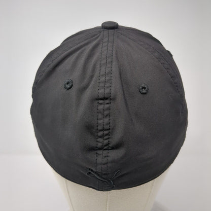 PUMA Fitted Baseball Cap Black One Size Lightweight Embroidered 6 Panel