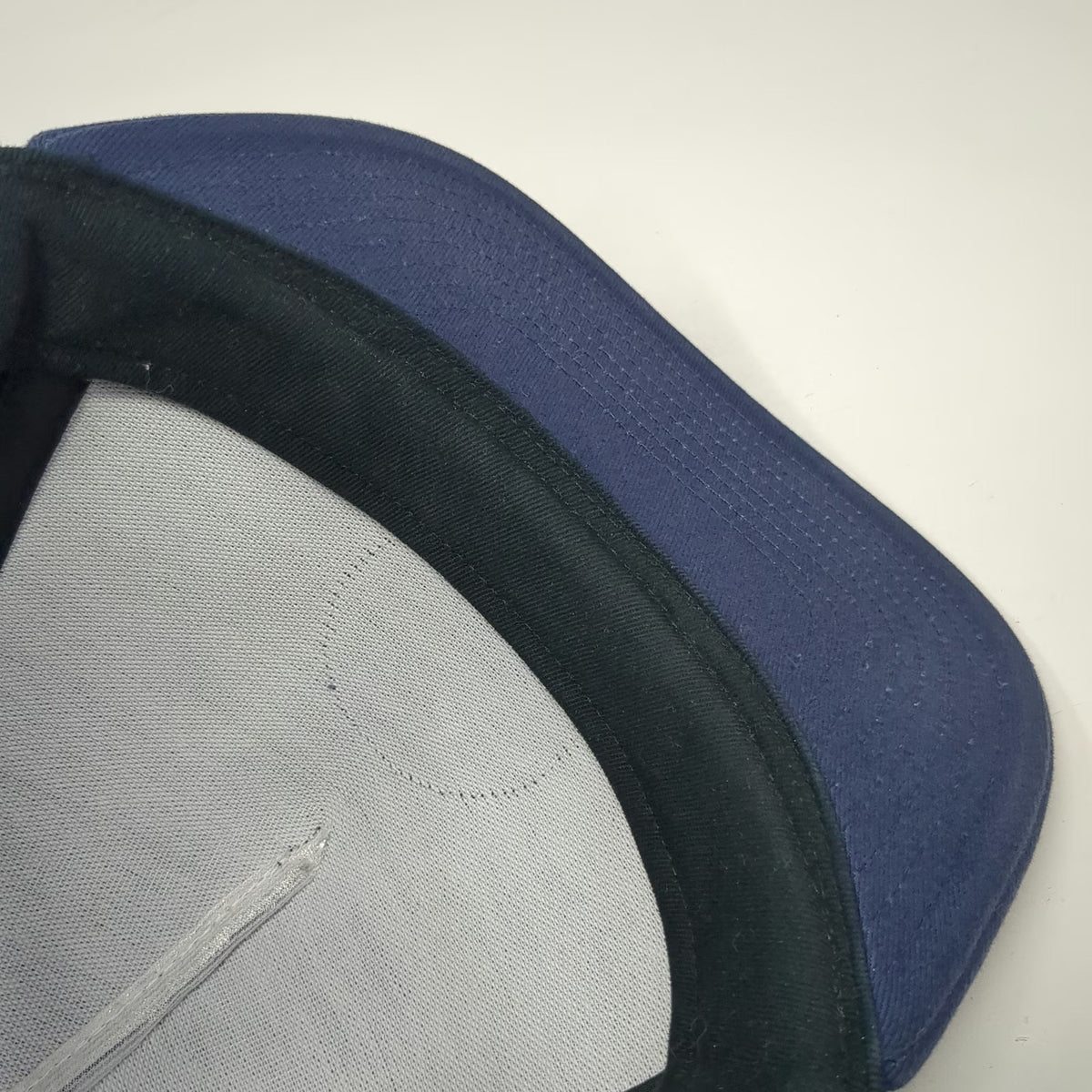 Vans 5 Panel Blue OSFM Snapback Hat Off The Wall Patch Embroidered Skate Logo