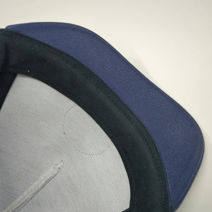 Vans 5 Panel Blue OSFM Snapback Hat Off The Wall Patch Embroidered Skate Logo
