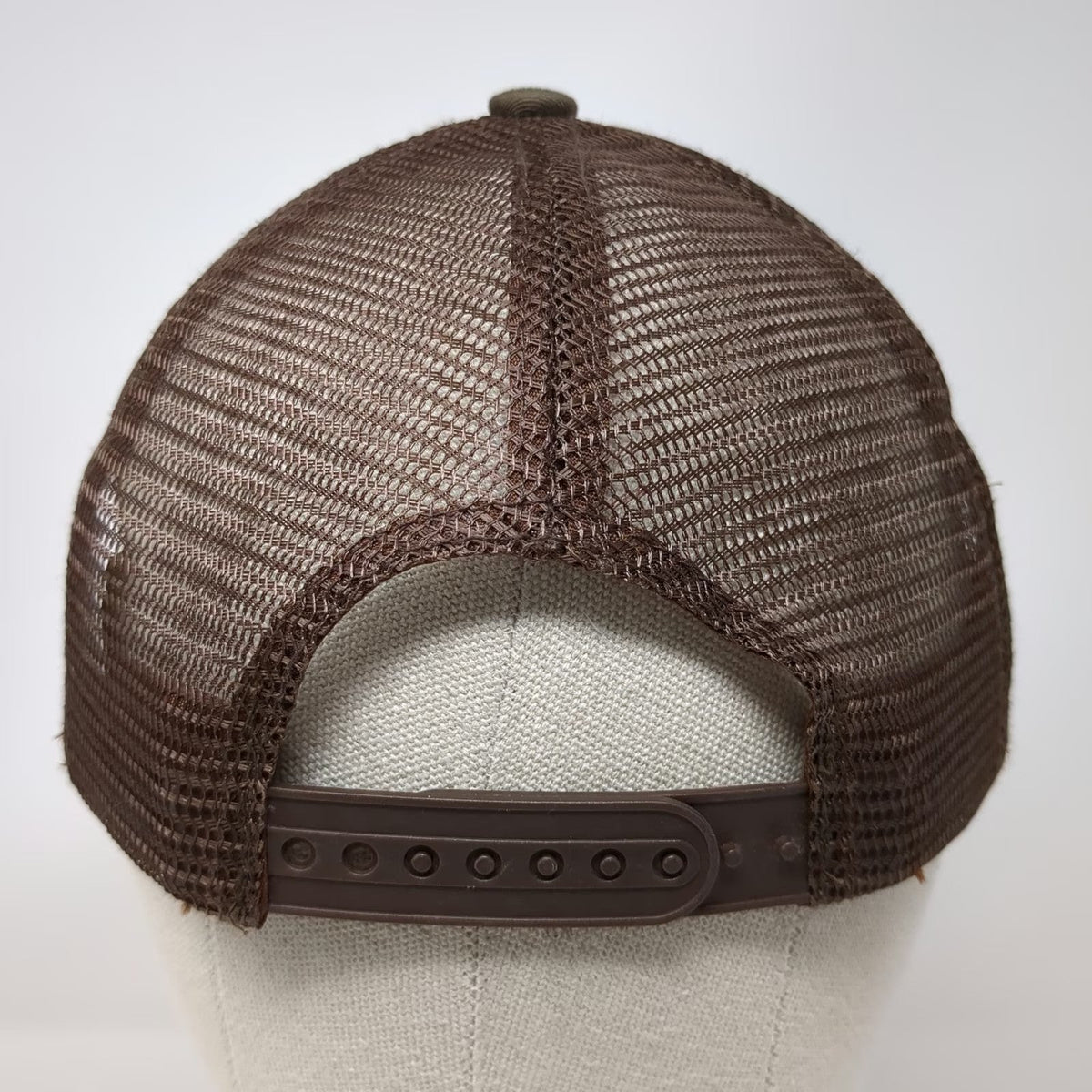 Puerto Vallarta Mexico Brown One Size Trucker Hat Woven Straw Mesh Snapback