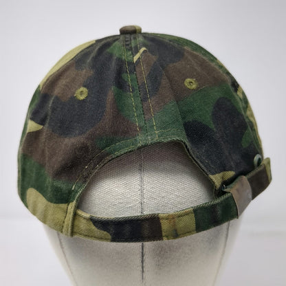 House of Commons Baseball Cap Green Camo One Size Distressed Savage Cotton Hat