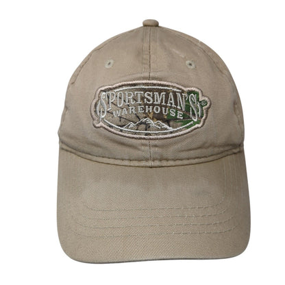 Sportsman's Warehouse Strapback Hat Tan One Size 6 Panel Outdoor Cap