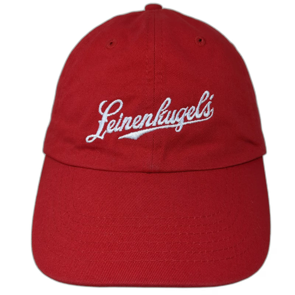 Leinenkugel's Baseball Cap Red One Size Cotton Slideback Script Logo Hat