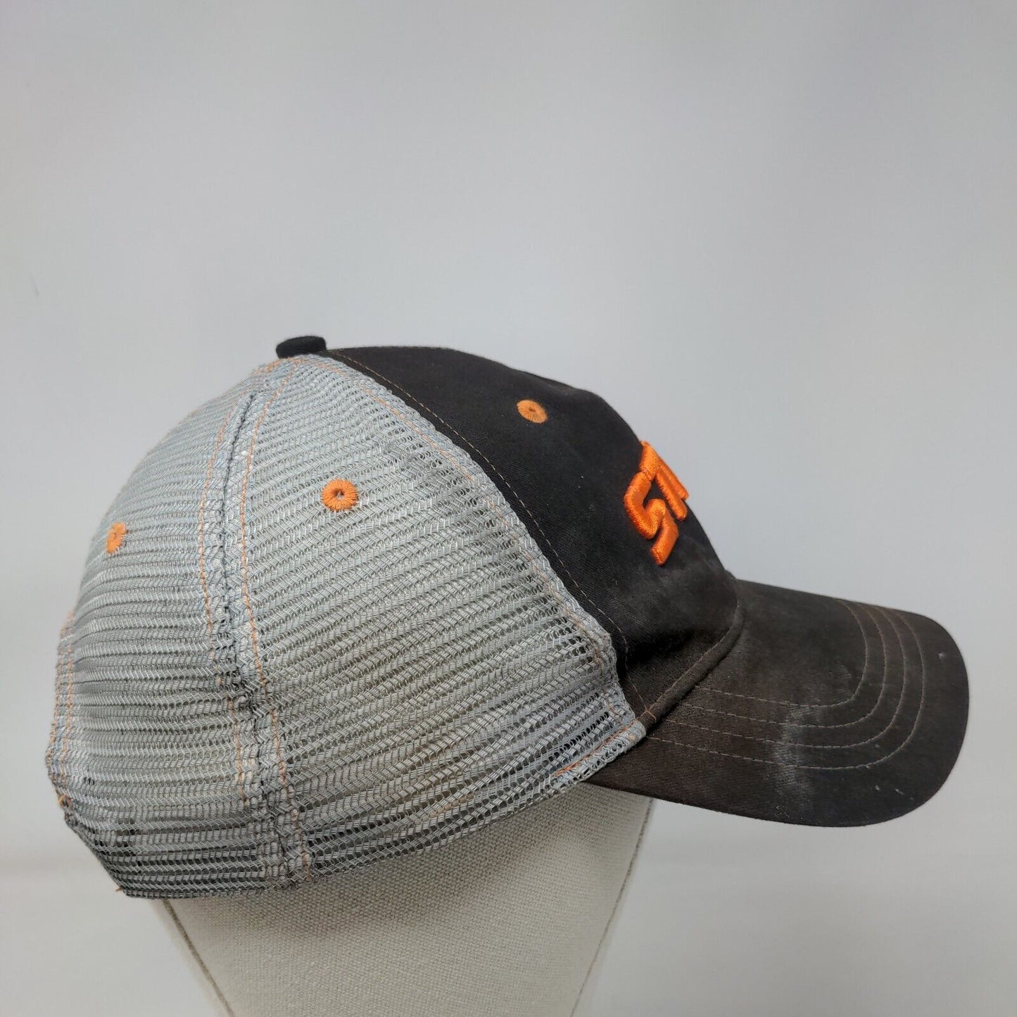 STIHL Snapback Trucker Hat Black One Size Adjustable Embroidered Mesh Back