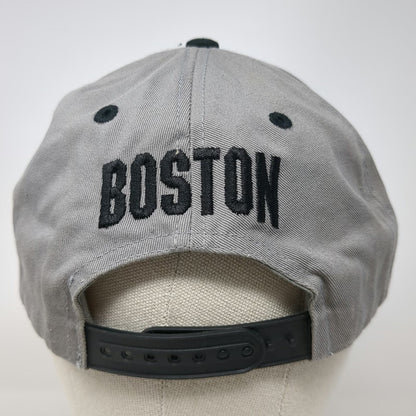 KBETHOS Snapback Hat Gray One Size Boston Basketball 3D Embroidery Flat Brim