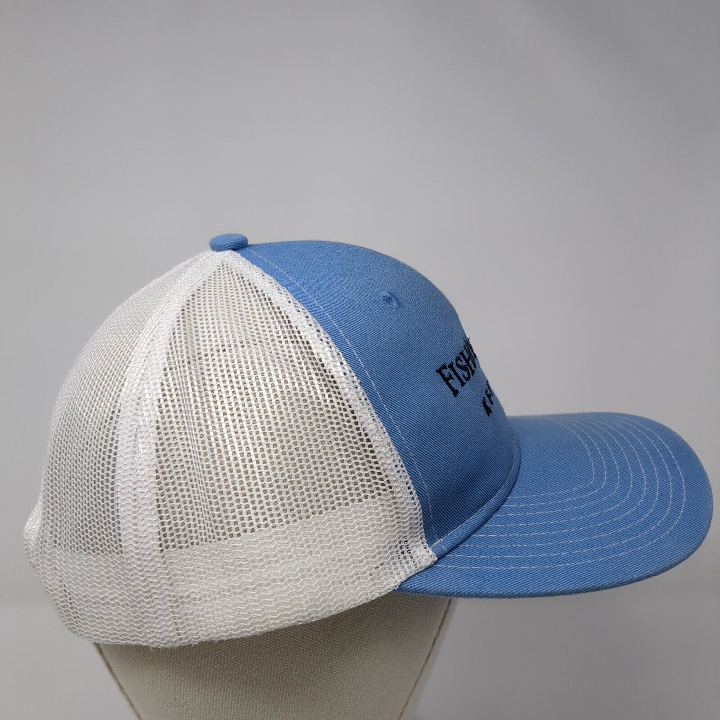 Fish Monster Key West Snapback Mesh Back Trucker Hat Blue One Size