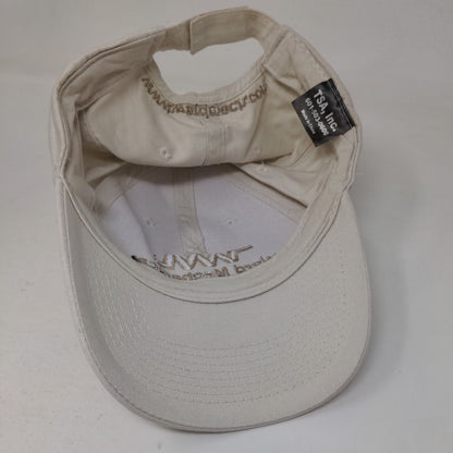 Ward Mechanical Strapback Hat Tan One Size Embroidered Adjustable