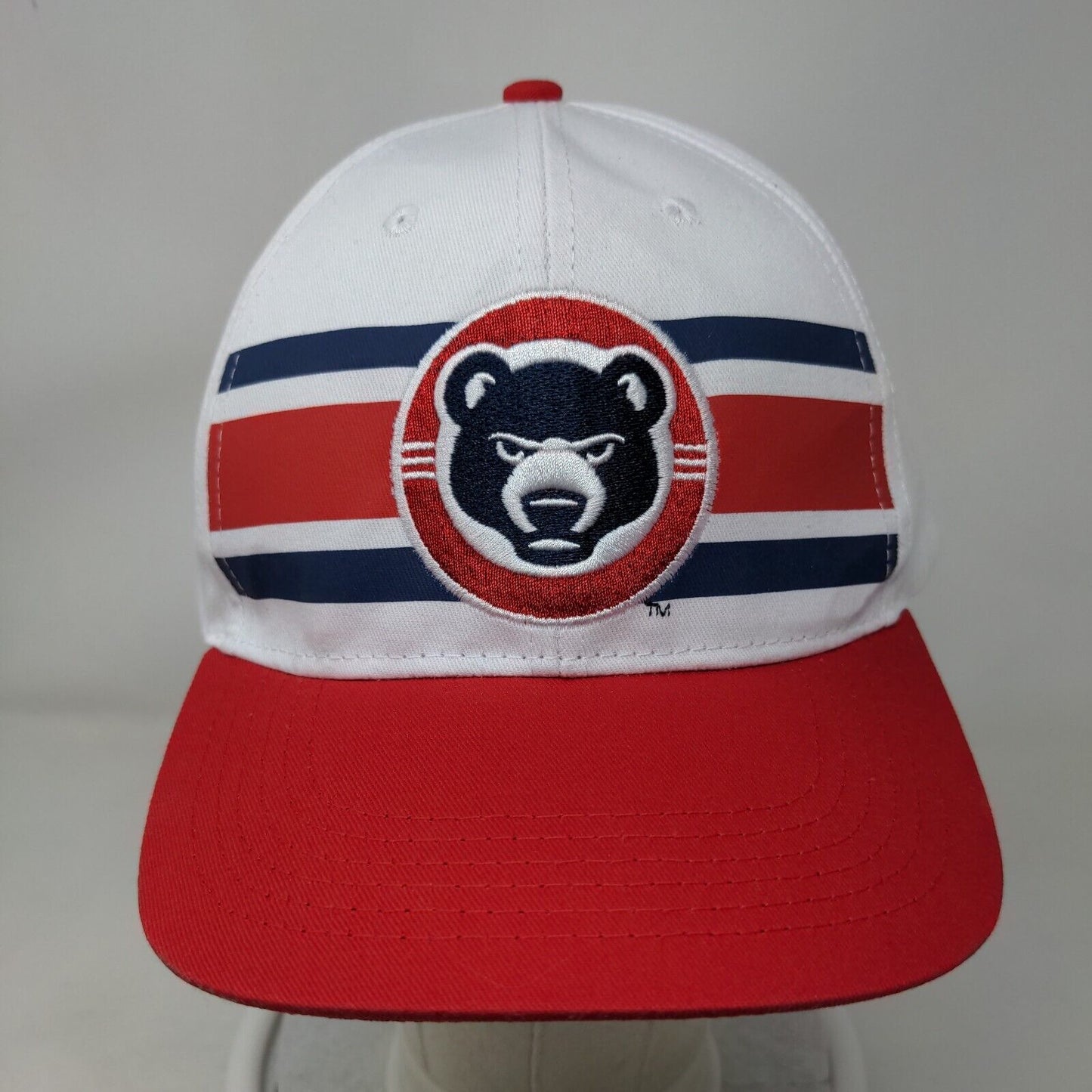 South Bend International Airport Strapback Hat Red White Blue Embroidered Logo