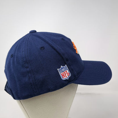 Reebok Denver Broncos NFL Blue Cap One Size Strapback Embroidered Orange White