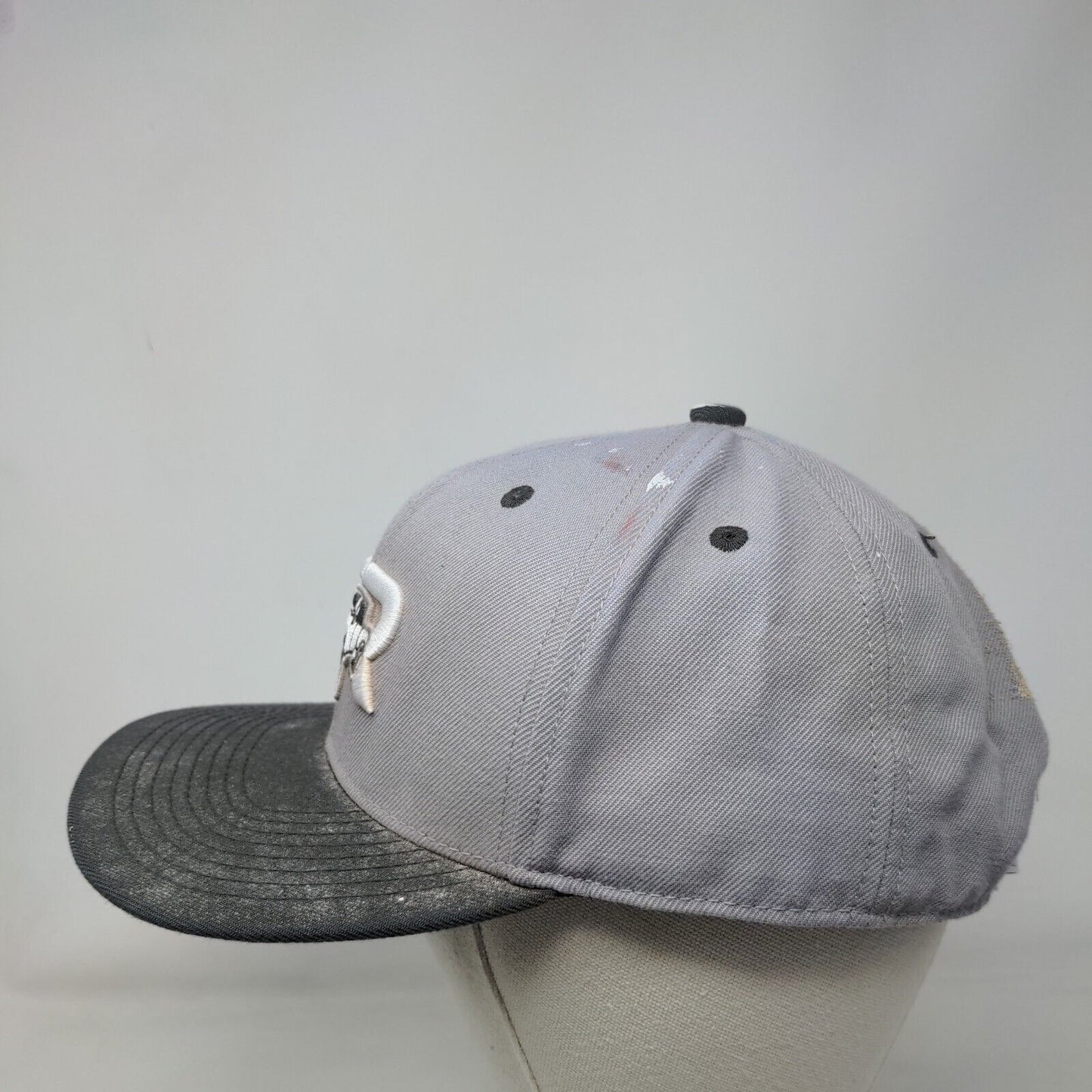 Truck Snapback Hat Gray One Size Embroidered 6 Panel Reloaded Merch