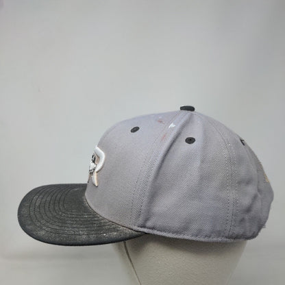 Truck Snapback Hat Gray One Size Embroidered 6 Panel Reloaded Merch