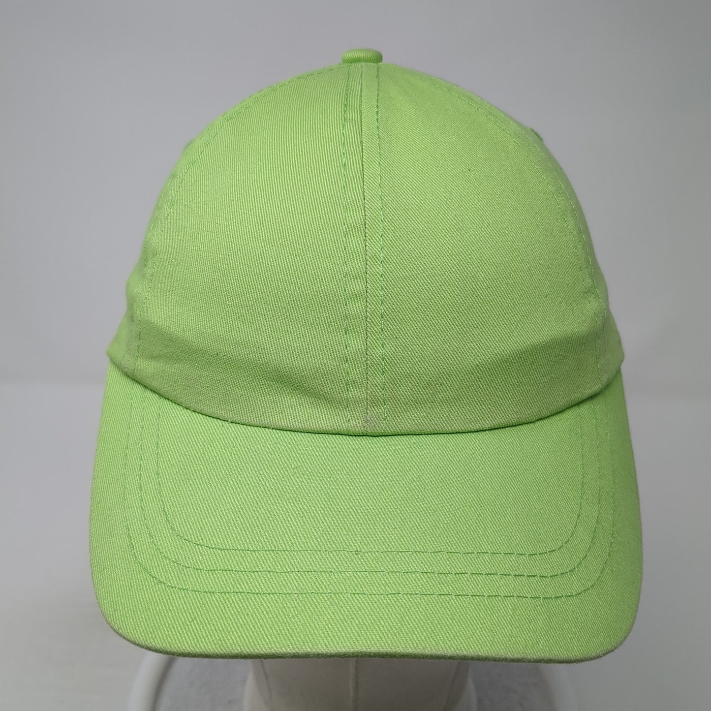 Unbranded Strapback Hat Green One Size Adjustable Outdoor Blank Solid