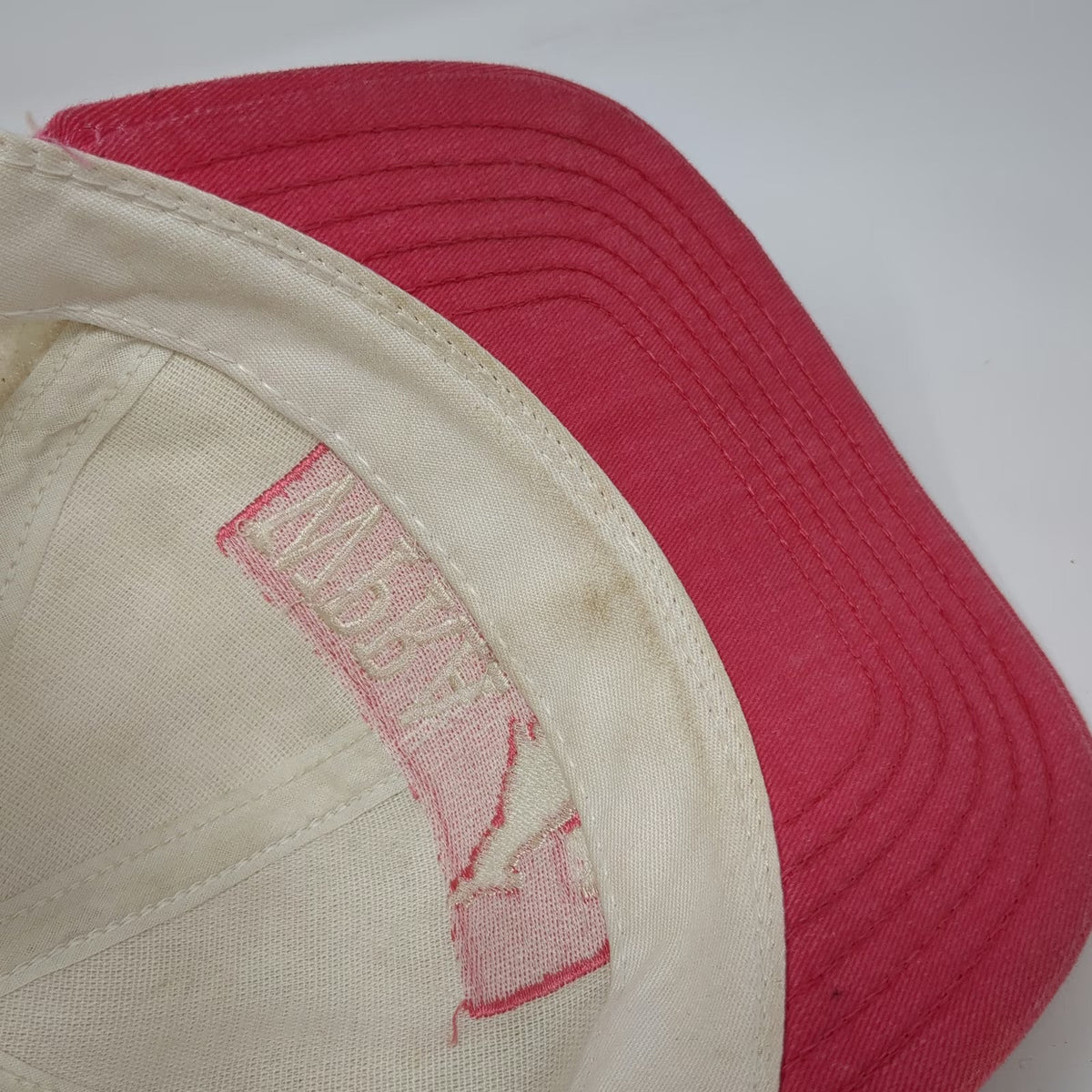 Rodeo America Snapback Hat Beige Pink One Size WPRA Barrel Racing Association